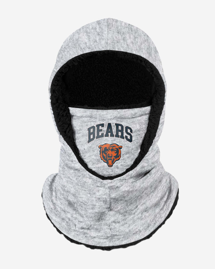 Chicago Bears Heather Grey Big Logo Hooded Snood FOCO - FOCO.com | UK & IRE