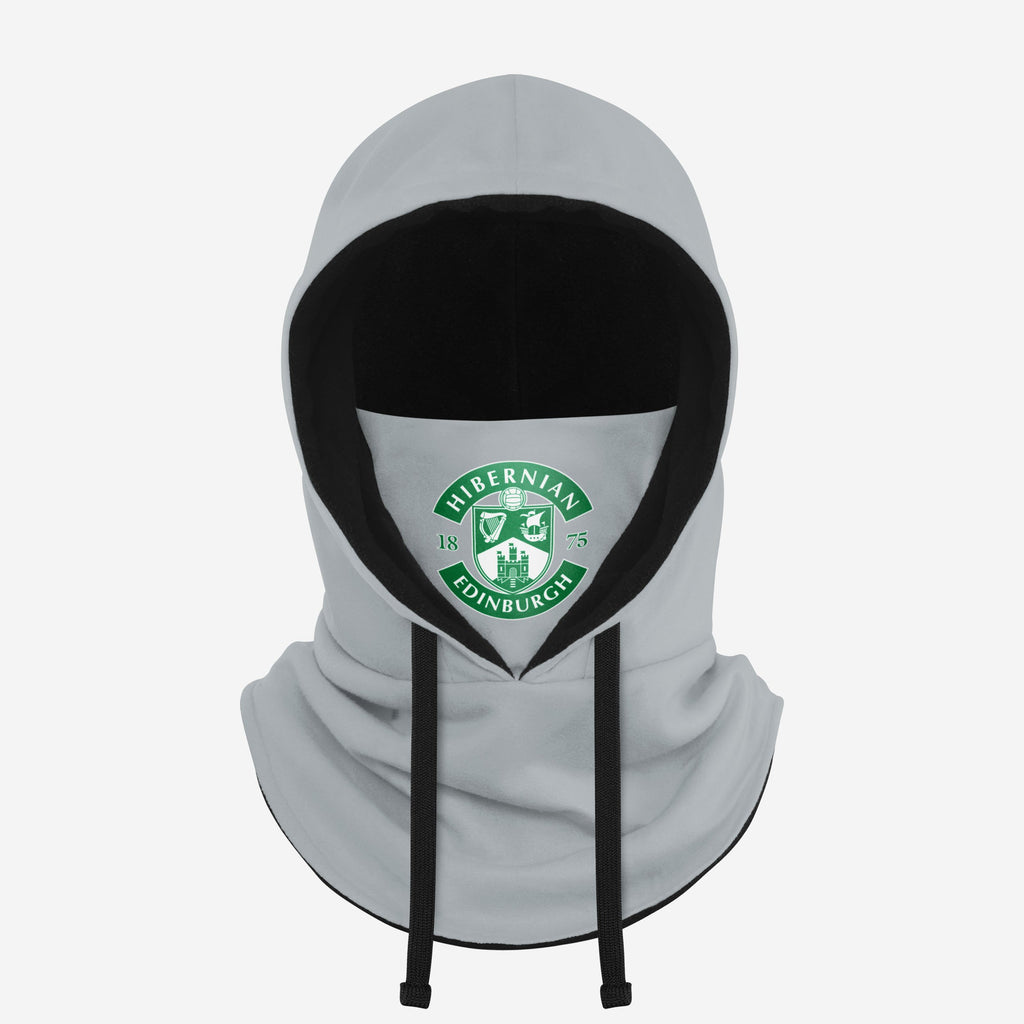 Hibernian FC Grey Drawstring Hooded Snood FOCO - FOCO.com | UK & IRE