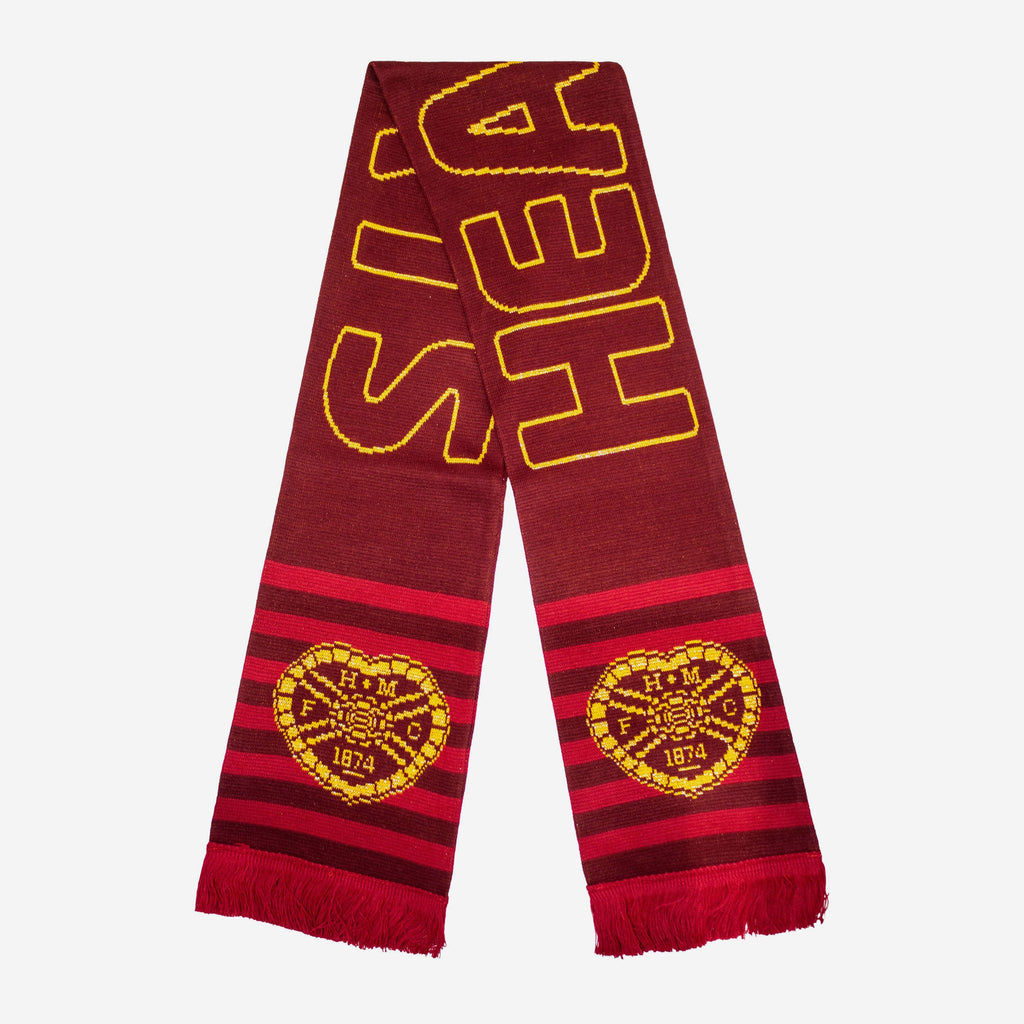 Heart Of Midlothian FC Metallic Thread Scarf FOCO - FOCO.com | UK & IRE