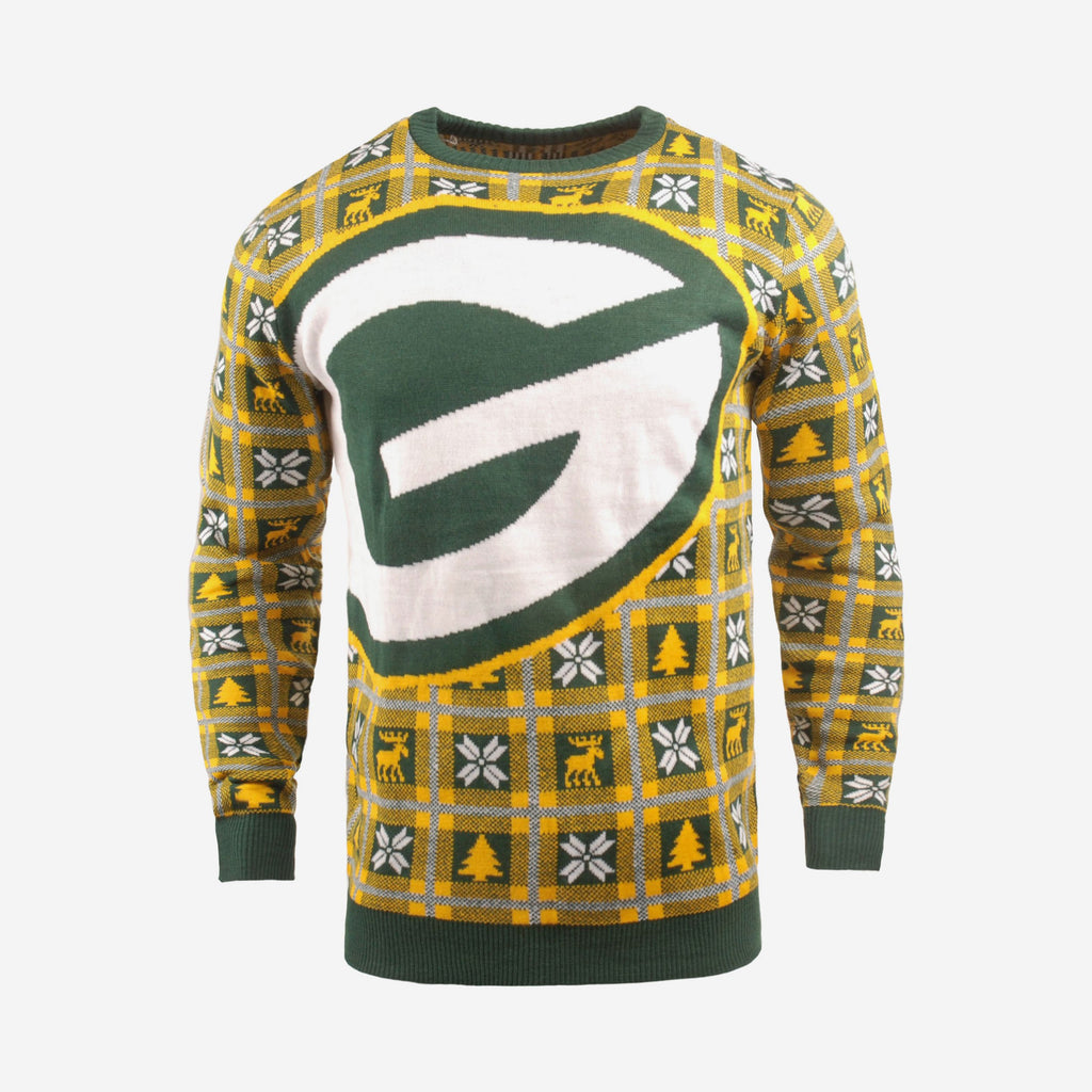 Green Bay Packers Big Logo Sweater FOCO S - FOCO.com | UK & IRE