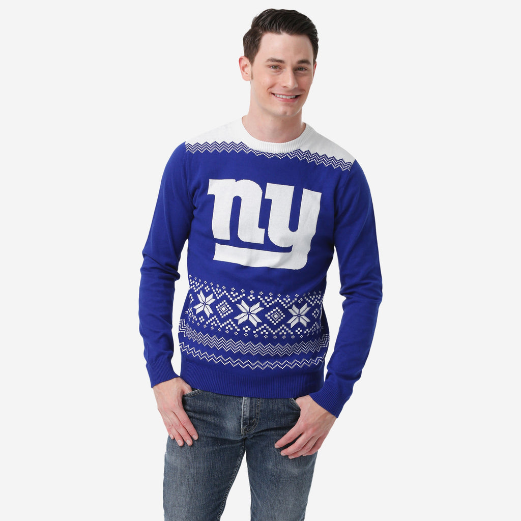 New York Giants Big Logo Christmas Jumper FOCO S - FOCO.com | UK & IRE