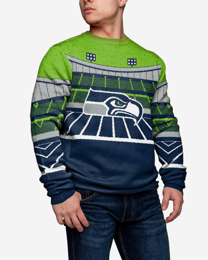 Seattle Seahawks Light Up Bluetooth Sweater FOCO - FOCO.com | UK & IRE