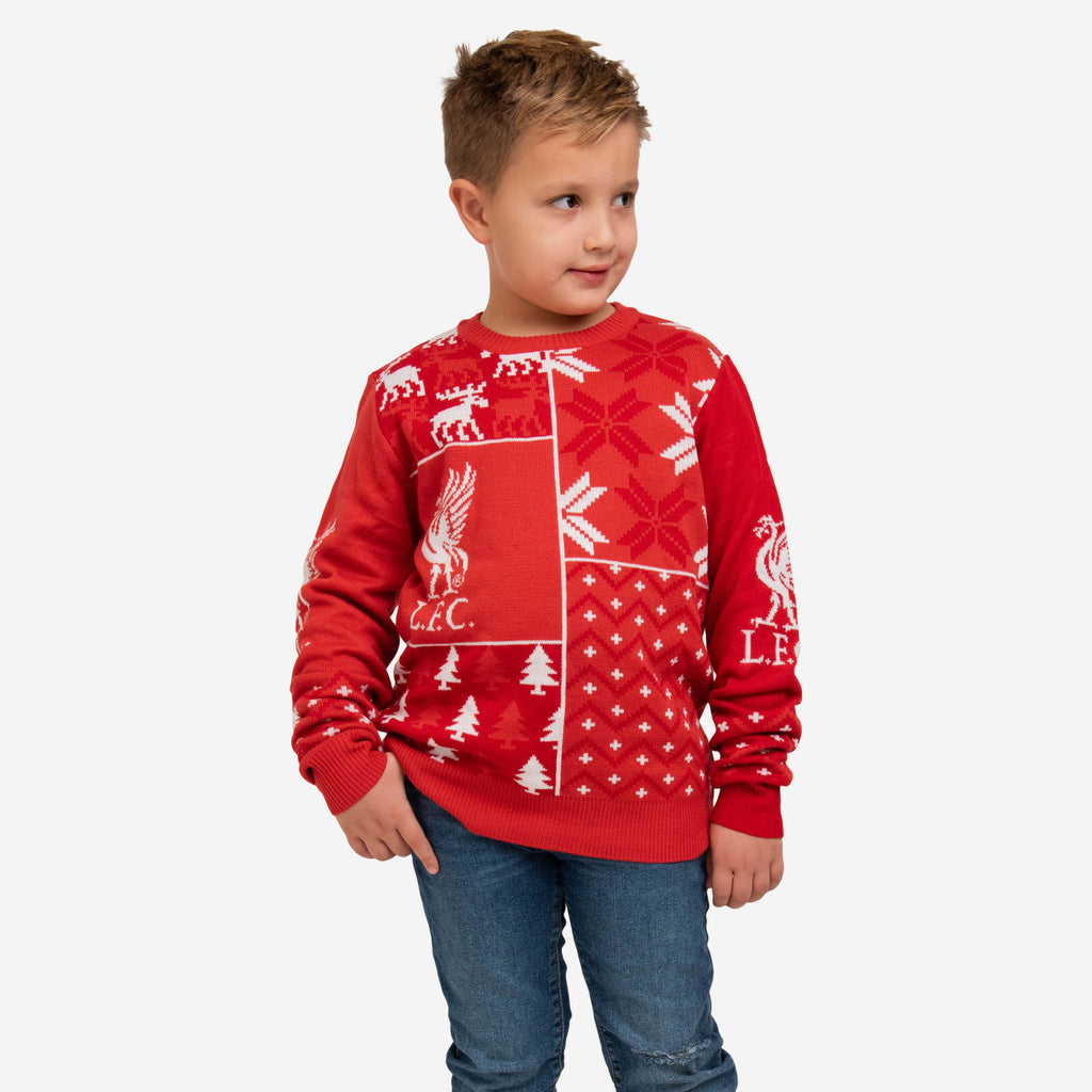 Liverpool FC Youth Christmas Sweater FOCO S - FOCO.com | UK & IRE