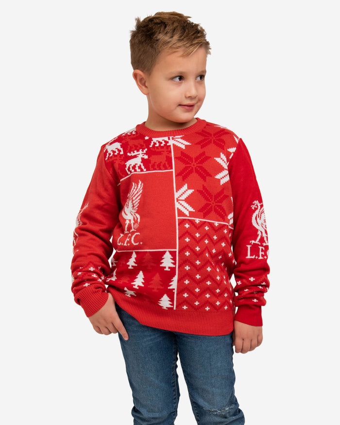 Liverpool FC Youth Christmas Sweater FOCO S - FOCO.com | UK & IRE