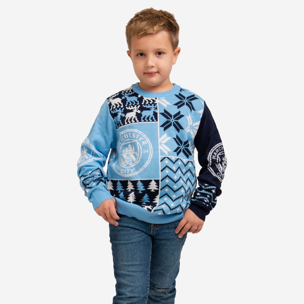 Manchester City FC Youth Christmas Sweater FOCO S - FOCO.com | UK & IRE