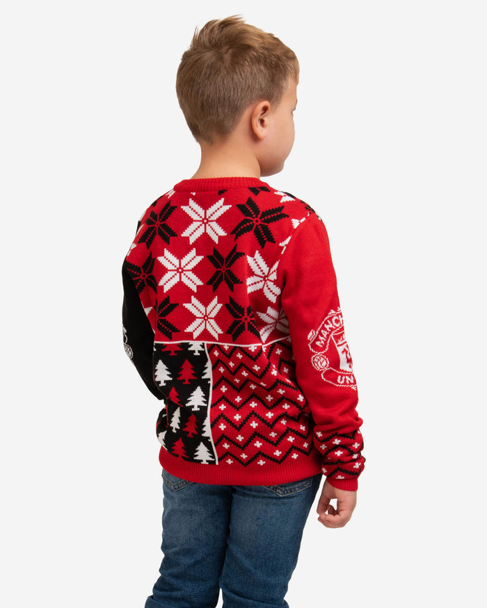 Manchester United FC Youth Christmas Sweater FOCO - FOCO.com | UK & IRE