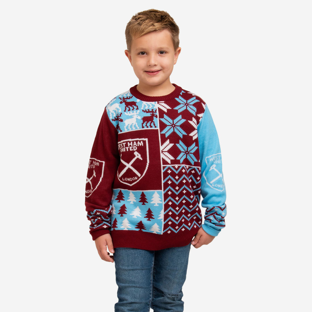 West Ham United FC Youth Christmas Sweater FOCO S - FOCO.com | UK & IRE