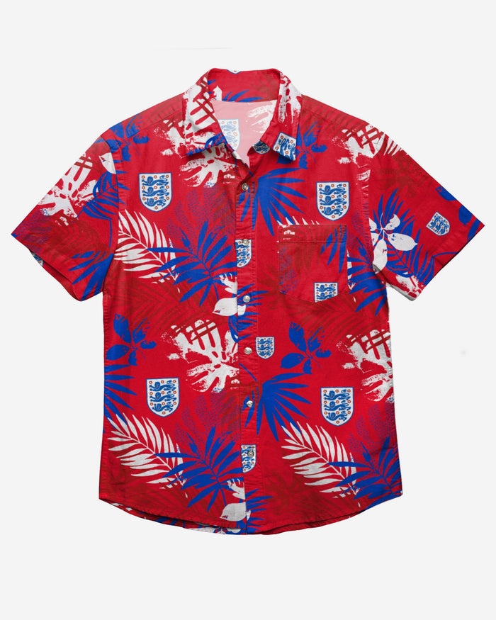 England Floral Button Up Shirt FOCO - FOCO.com | UK & IRE