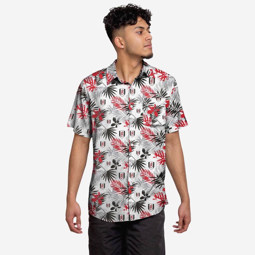 Fulham FC Floral Button Up Shirt FOCO S - FOCO.com | UK & IRE