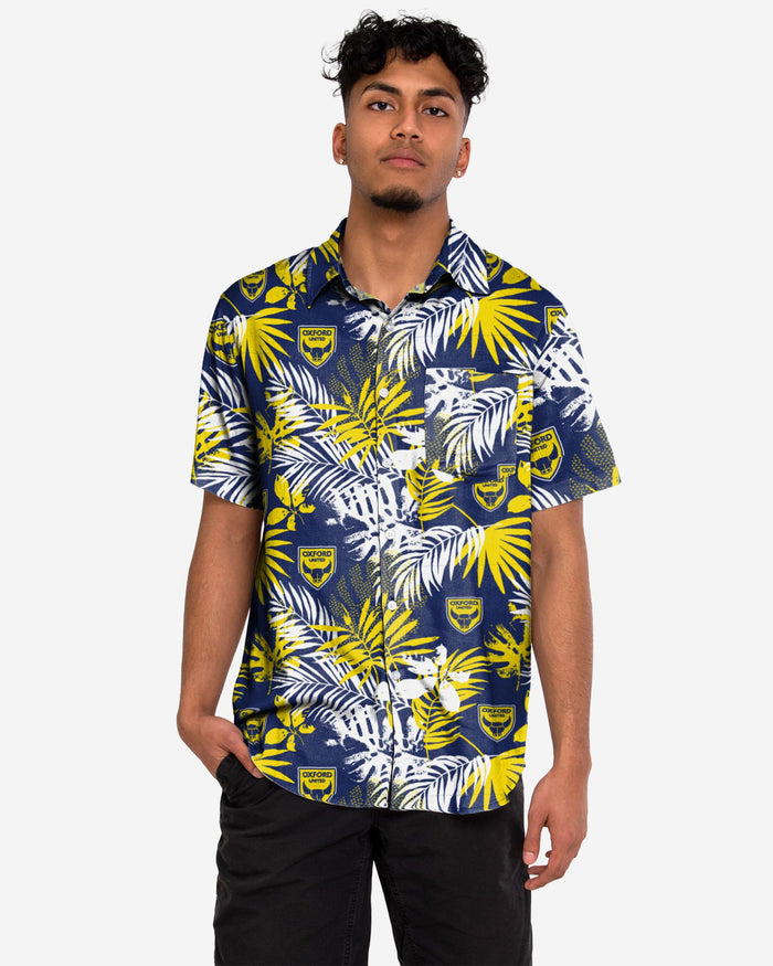 Oxford United FC Floral Button Up Shirt FOCO S - FOCO.com | UK & IRE