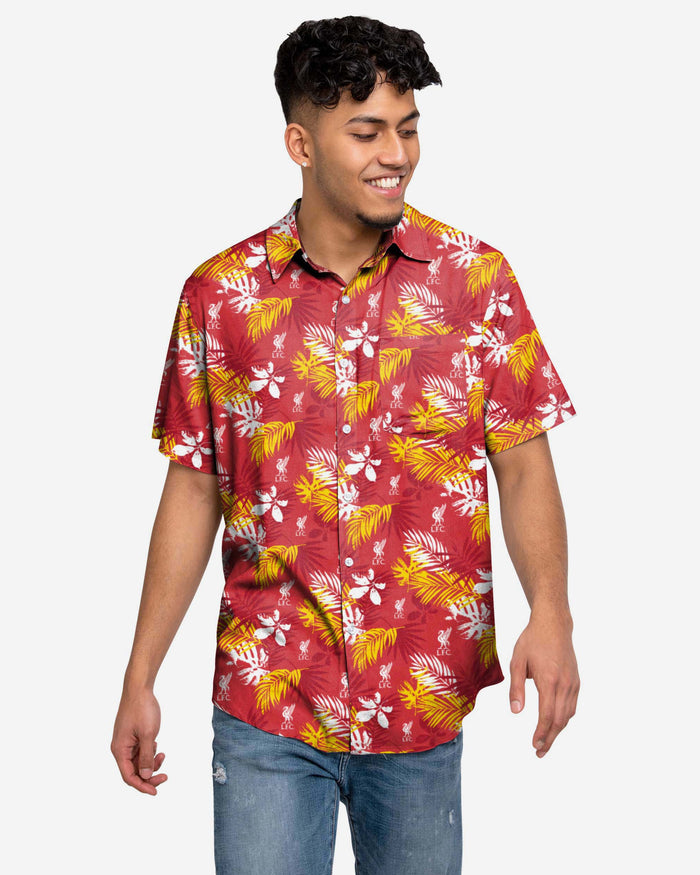 Liverpool FC Floral Button Up Shirt FOCO S - FOCO.com | UK & IRE