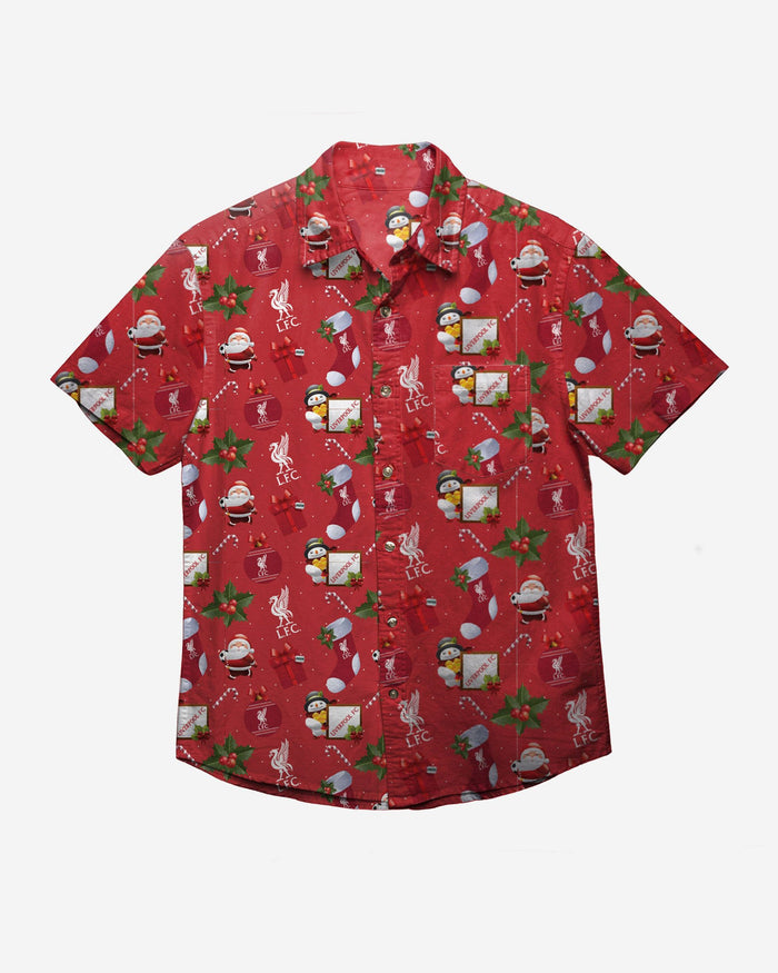 Liverpool Tropical Christmas Button Up Shirt FOCO - FOCO.com | UK & IRE