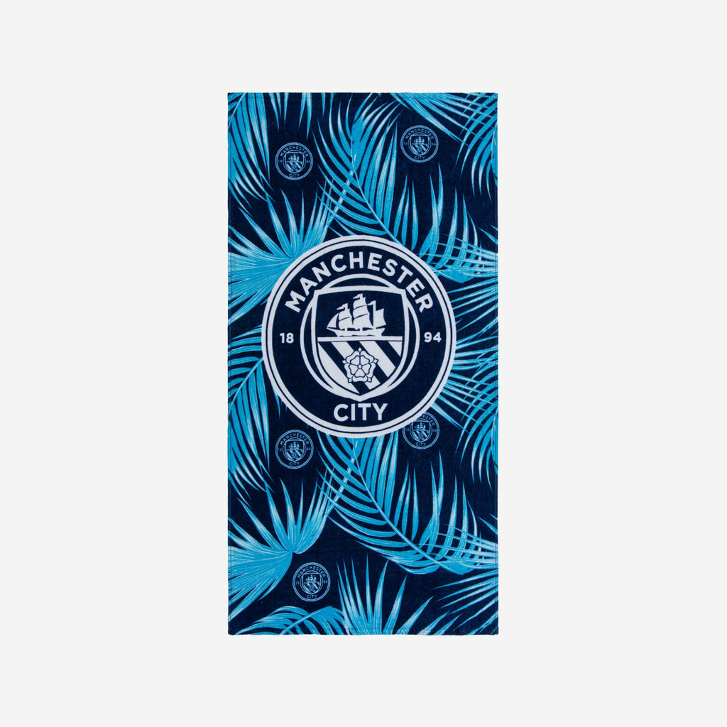 Manchester City FC Leaf Beach Towel FOCO - FOCO.com | UK & IRE