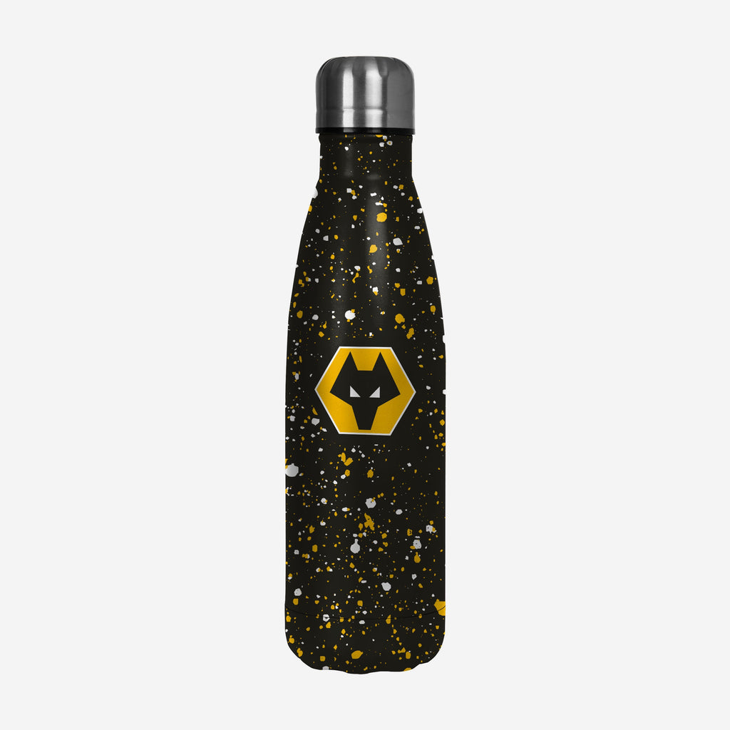 Wolverhampton Wanderers FC Paint Splatter Cool 500 mL Bottle FOCO - FOCO.com | UK & IRE