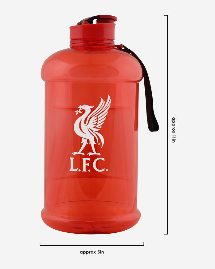 Liverpool FC 2 Litre Clear Sports Bottle FOCO - FOCO.com | UK & IRE