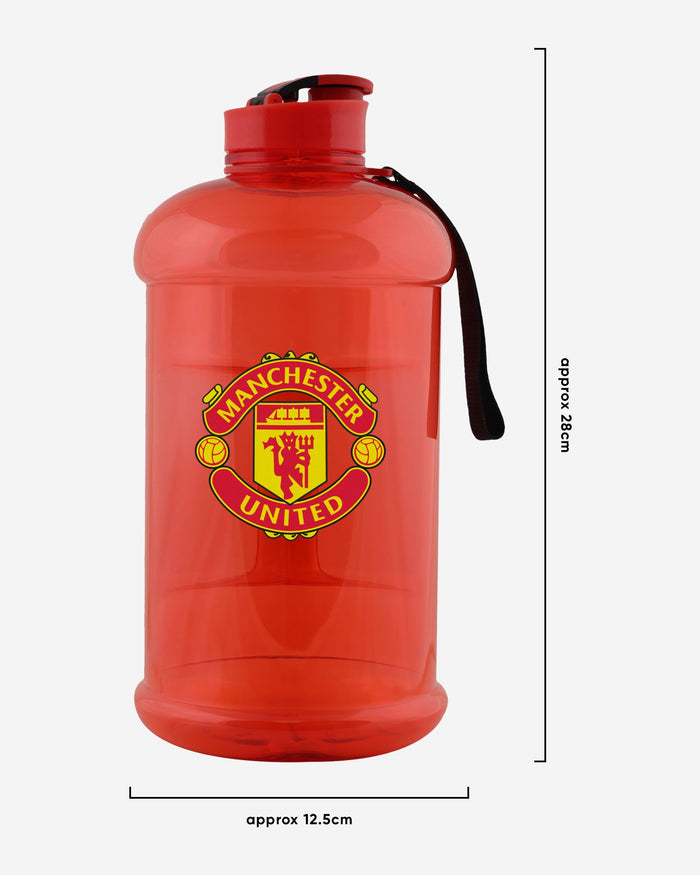 Manchester United FC 2 Litre Clear Sports Bottle       FOCO - FOCO.com | UK & IRE