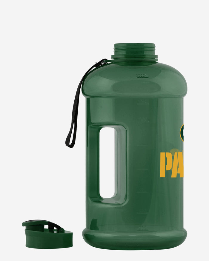 Green Bay Packers 2000 mL Clear Sports Bottle FOCO - FOCO.com | UK & IRE