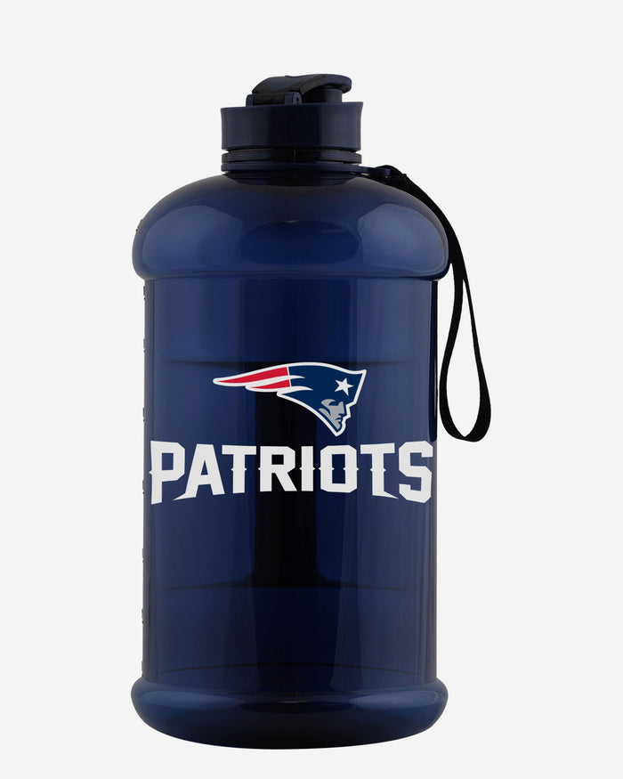 New England Patriots 2000 mL Clear Sports Bottle FOCO - FOCO.com | UK & IRE