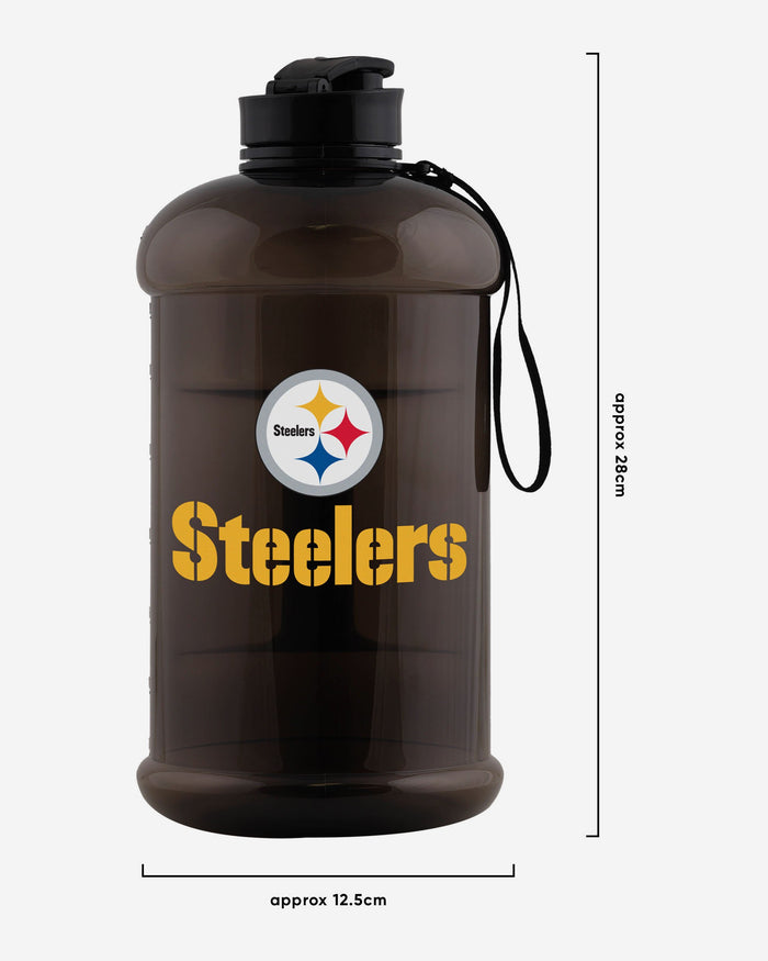 Pittsburgh Steelers 2000 mL Clear Sports Bottle FOCO - FOCO.com | UK & IRE