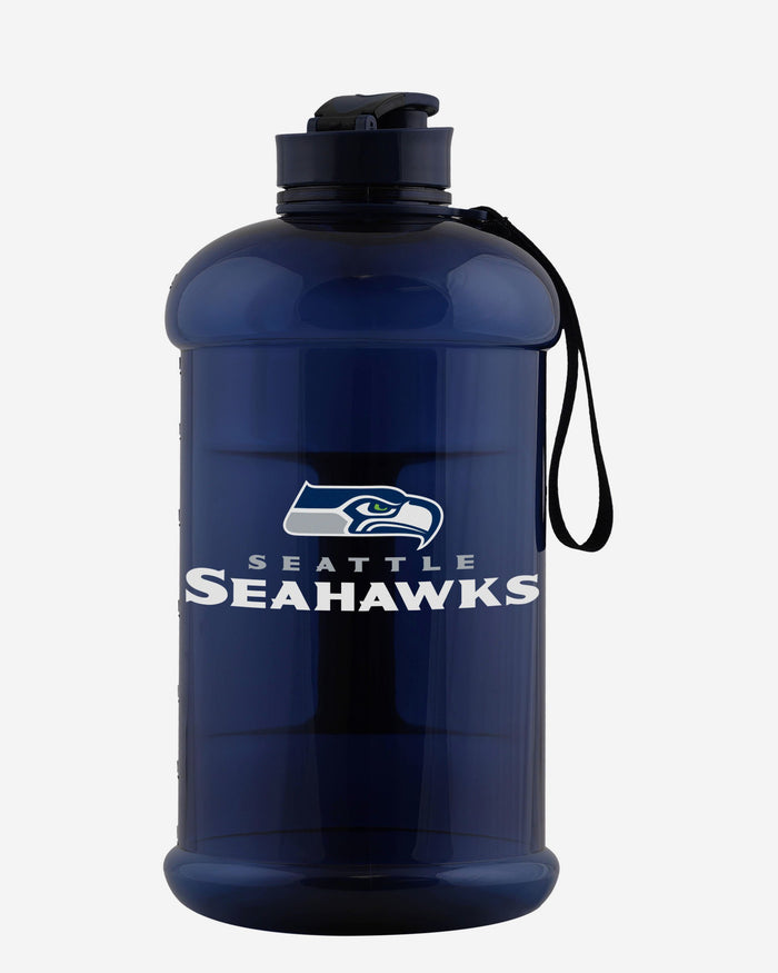 Seattle Seahawks 2000 mL Clear Sports Bottle FOCO - FOCO.com | UK & IRE