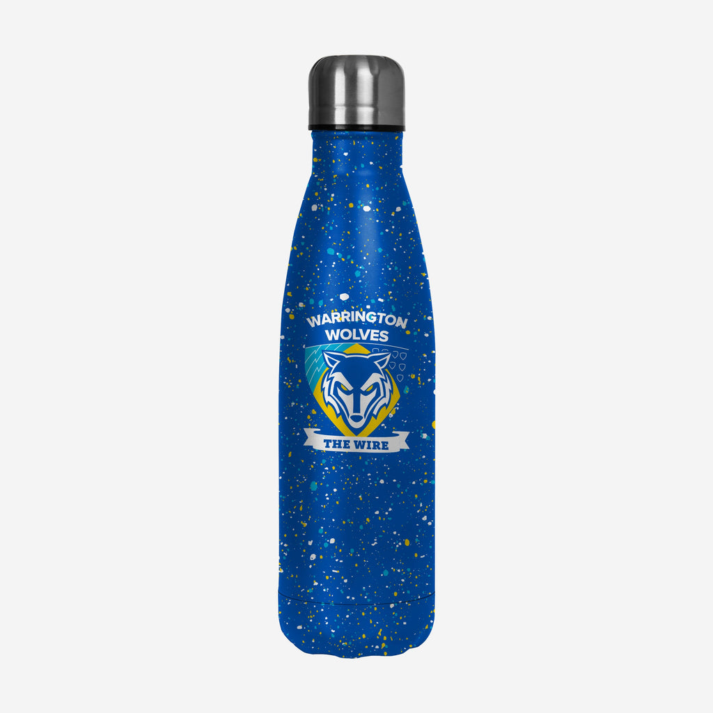 Warrington Wolves Paint Splatter Cool 500 mL Bottle FOCO - FOCO.com | UK & IRE