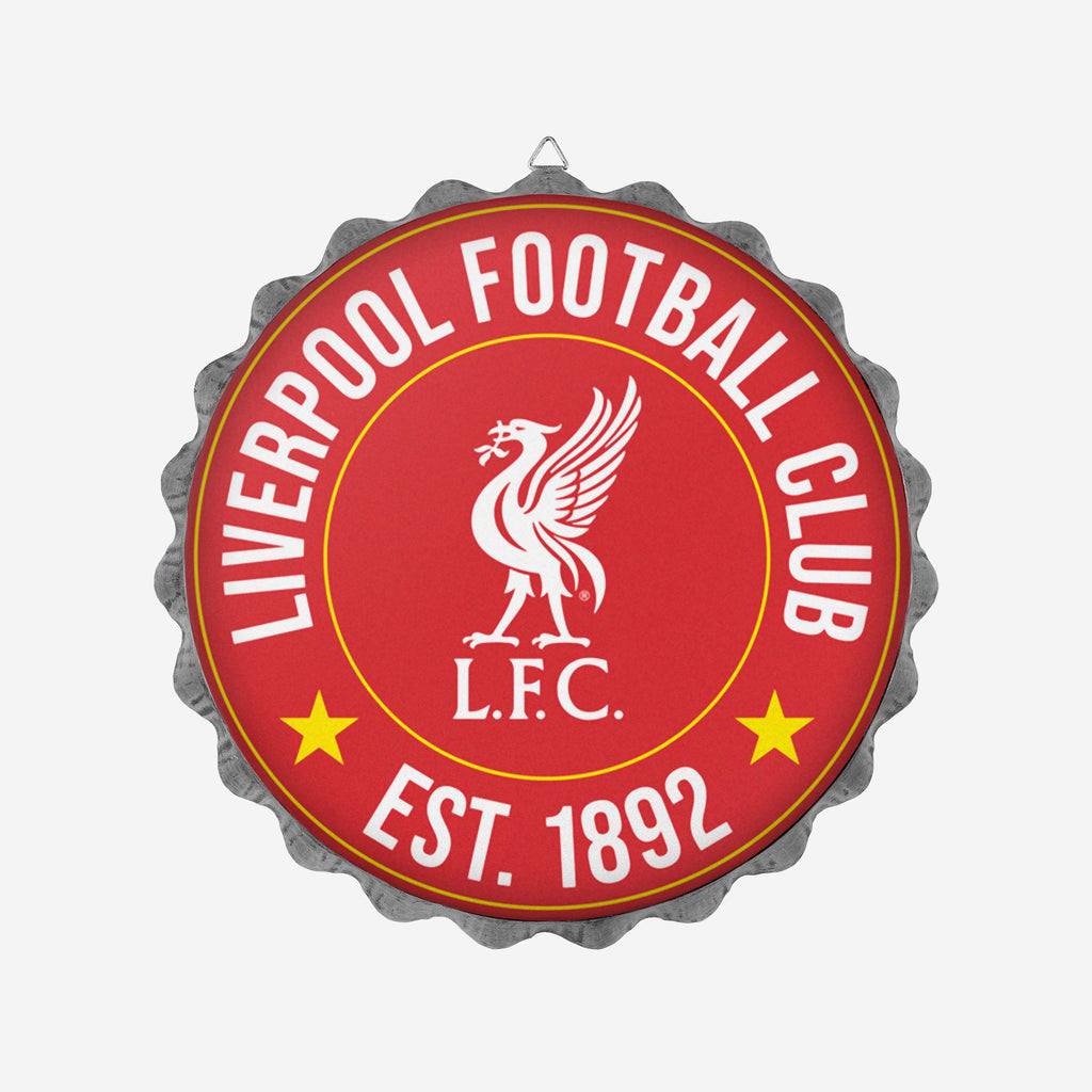 Liverpool FC Wall Mounted Bottlecap Sign FOCO - FOCO.com | UK & IRE