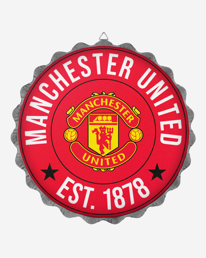 Manchester United FC Wall Mounted Bottlecap Sign FOCO - FOCO.com | UK & IRE