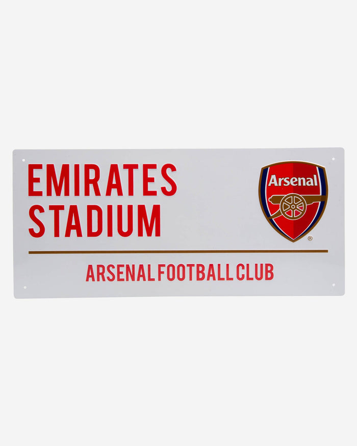 Arsenal FC White Street Sign FOCO - FOCO.com | UK & IRE