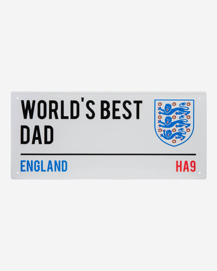 England Worlds Best Dad Street Sign FOCO - FOCO.com | UK & IRE