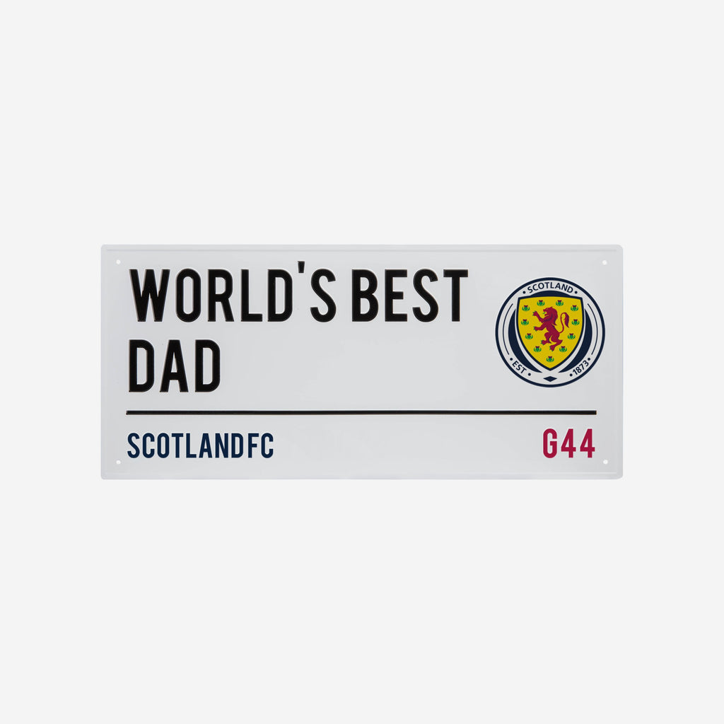 Scotland Worlds Best Dad Street Sign FOCO - FOCO.com | UK & IRE